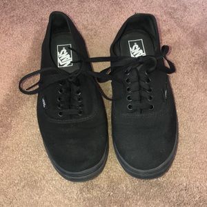 All black vans